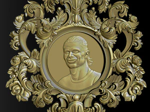 Erling Haaland bust for 3D printing 3D Print Model