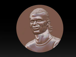 Erling Haaland bust for 3D printing 3D Print Model