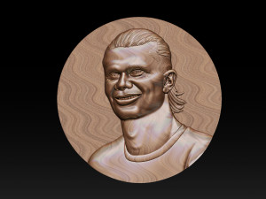 Erling Haaland bust for 3D printing Modello di stampa 3D