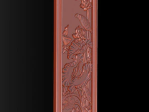 Lotus pattern relief design for CNC router 3D Print Model