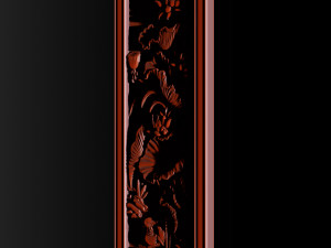Lotus pattern relief design for CNC router 3D 打印模型