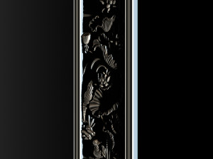 Lotus pattern relief design for CNC router 3D 打印模型