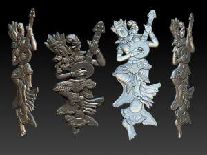 Dancing musicians 3D Print Model