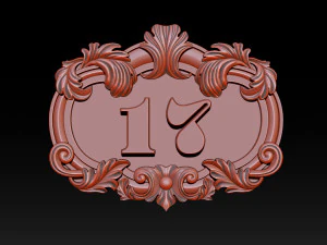 INDIRIZZO TARGA A PARETE CON NUMERO PERSONALIZZATO Modello di stampa 3D