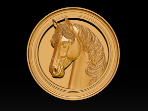 Horse head relief model for cnc router and 3D printing 3D Print Model