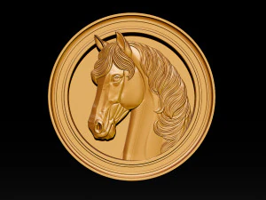 Horse head relief model for cnc router and 3D printing 3D Print Model