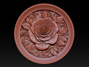 ROSE PENDANT JEWELRY 3Dプリントモデル