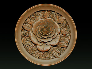 ROSE PENDANT JEWELRY 3D Print Model