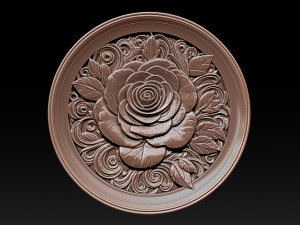 ROSE PENDANT JEWELRY 3D Print Model