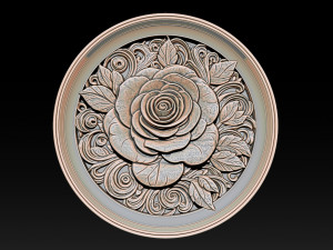 ROSE PENDANT JEWELRY 3D Print Model