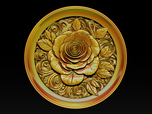 ROSE PENDANT JEWELRY 3D Print Model