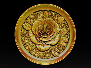 ROSE PENDANT JEWELRY 3D Print Model