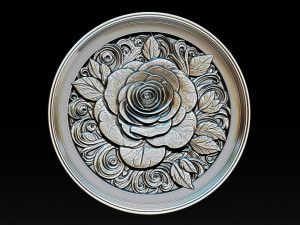 ROSE PENDANT JEWELRY 3D Print Model