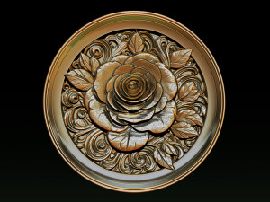 ROSE PENDANT JEWELRY 3D Print Model
