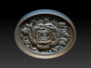 ROSE PENDANT JEWELRY 3D Print Model
