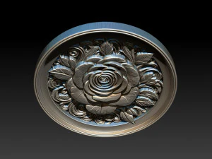 ROSE PENDANT JEWELRY 3D Print Model