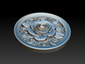 ROSE PENDANT JEWELRY 3D Print Model