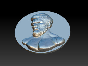 MMA and UFC portrait relief model 3D 프린트 모델