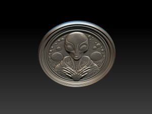 Alien relief model 3D 打印模型