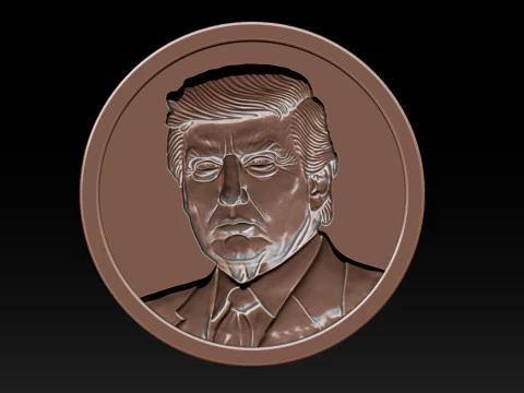 3D Donald Trump Bust 3D Print Model
