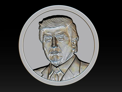 3D Donald Trump Bust 3D Print Model