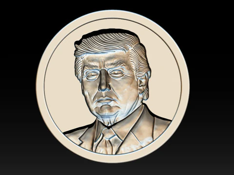 3D Donald Trump Bust 3D Print Model