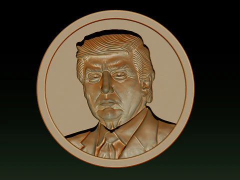 3D Donald Trump Bust 3D Print Model