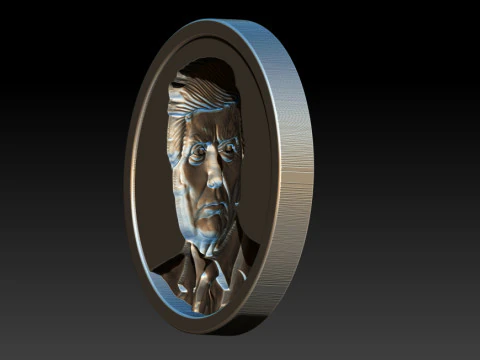 3D Donald Trump Bust 3D Print Model