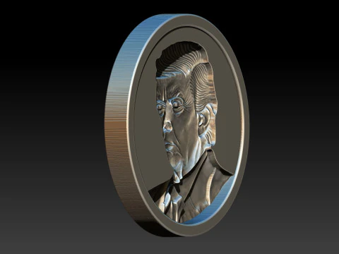 3D Donald Trump Bust 3D Print Model