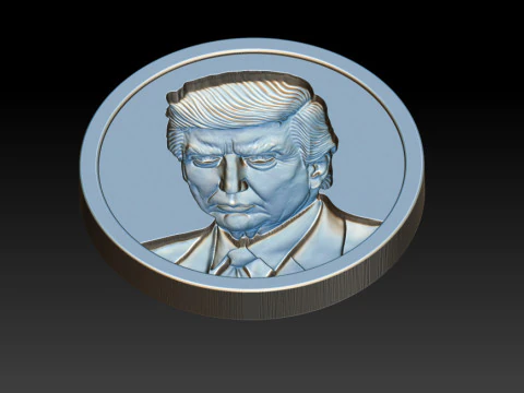 3D Donald Trump Bust 3D Print Model