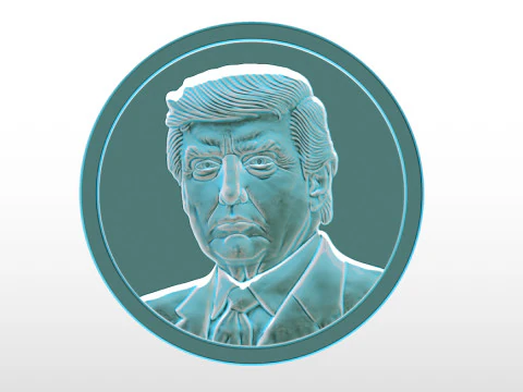 3D Donald Trump Bust 3D Print Model