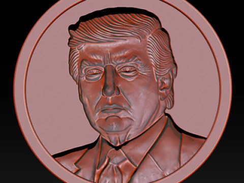 3D Donald Trump Bust 3D Print Model