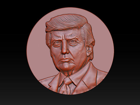 3D Donald Trump Bust 3D Print Model