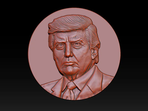 Popiersie Donalda Trumpa 3D Model do druku 3D