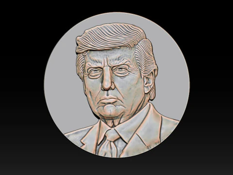 3D Donald Trump Bust 3D Print Model