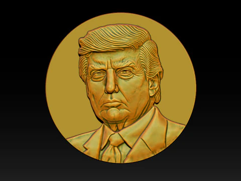 3D Donald Trump Bust 3D Print Model