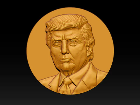 3D Donald Trump Bust 3D Print Model