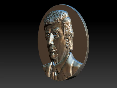 3D Donald Trump Bust 3D Print Model