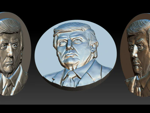 3D Donald Trump Bust 3D Print Model