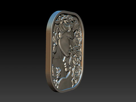Eternal Love Relief Model 3D Print Model