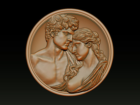 Eternal Love Relief Model Modèles 3D en vedette