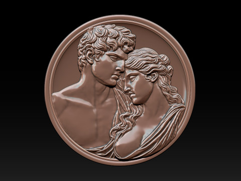 Eternal Love Relief Model Modèles 3D en vedette