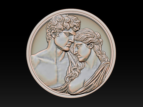 Eternal Love Relief Model Modèles 3D en vedette