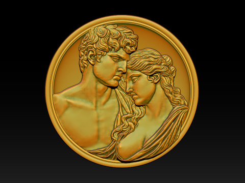 Eternal Love Relief Model Modèles 3D en vedette