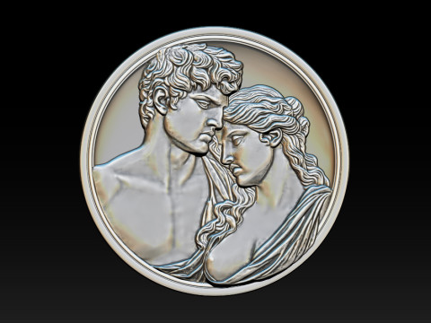 Eternal Love Relief Model Modèles 3D en vedette