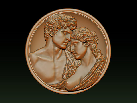 Eternal Love Relief Model Modèles 3D en vedette