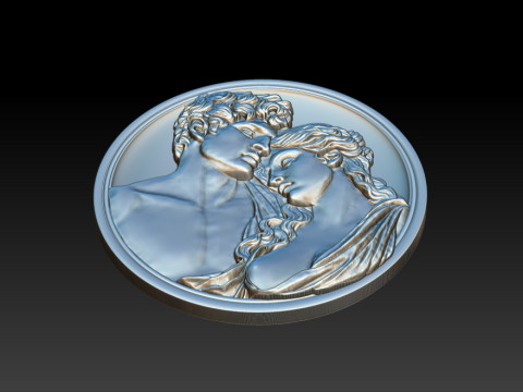 Eternal Love Relief Model Modèles 3D en vedette