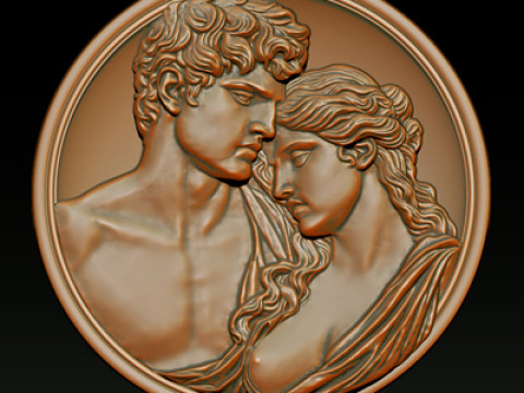 Eternal Love Relief Model Modèles 3D en vedette