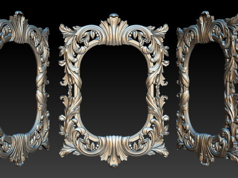 Frame 3d - CNC machine - 3D CNC 3Dプリントモデル