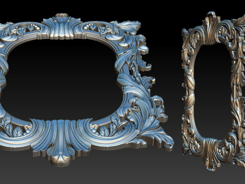 Frame 3d - CNC machine - 3D CNC 3Dプリントモデル